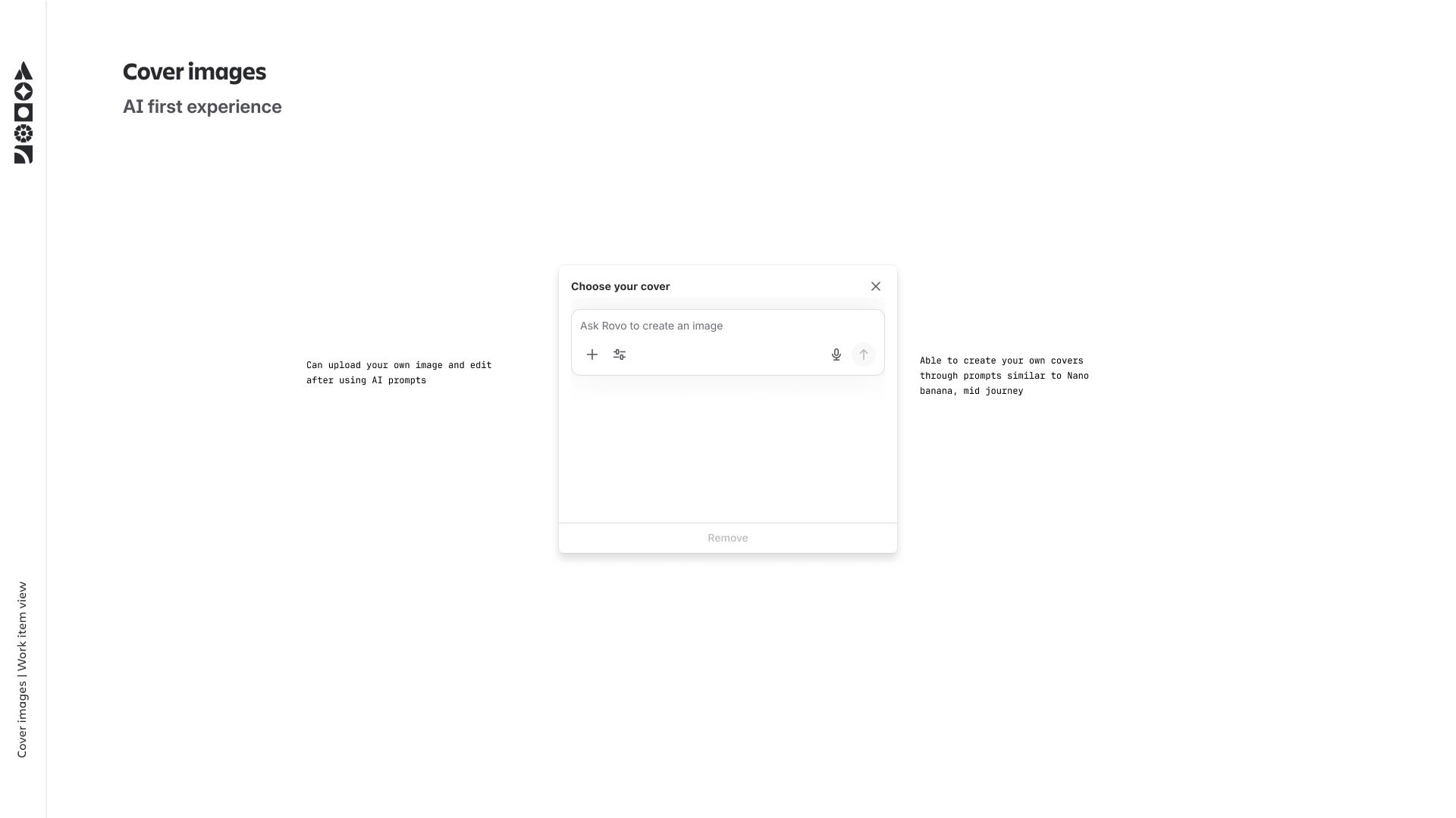 AI-generated card cover images for Jira work items
