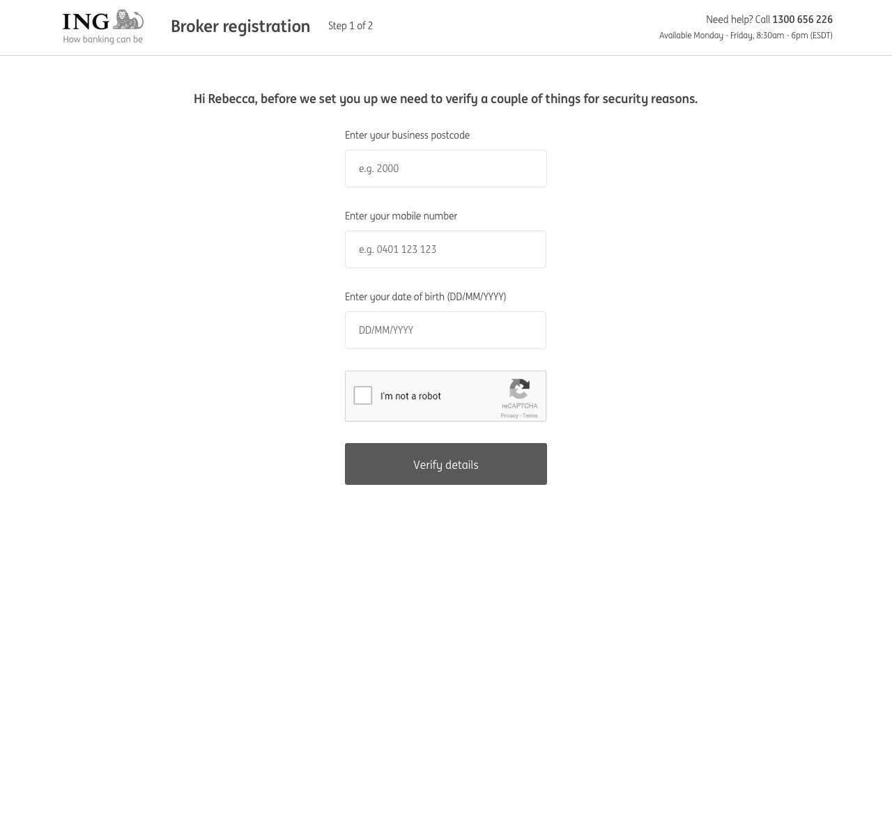 Login flow sketch 2