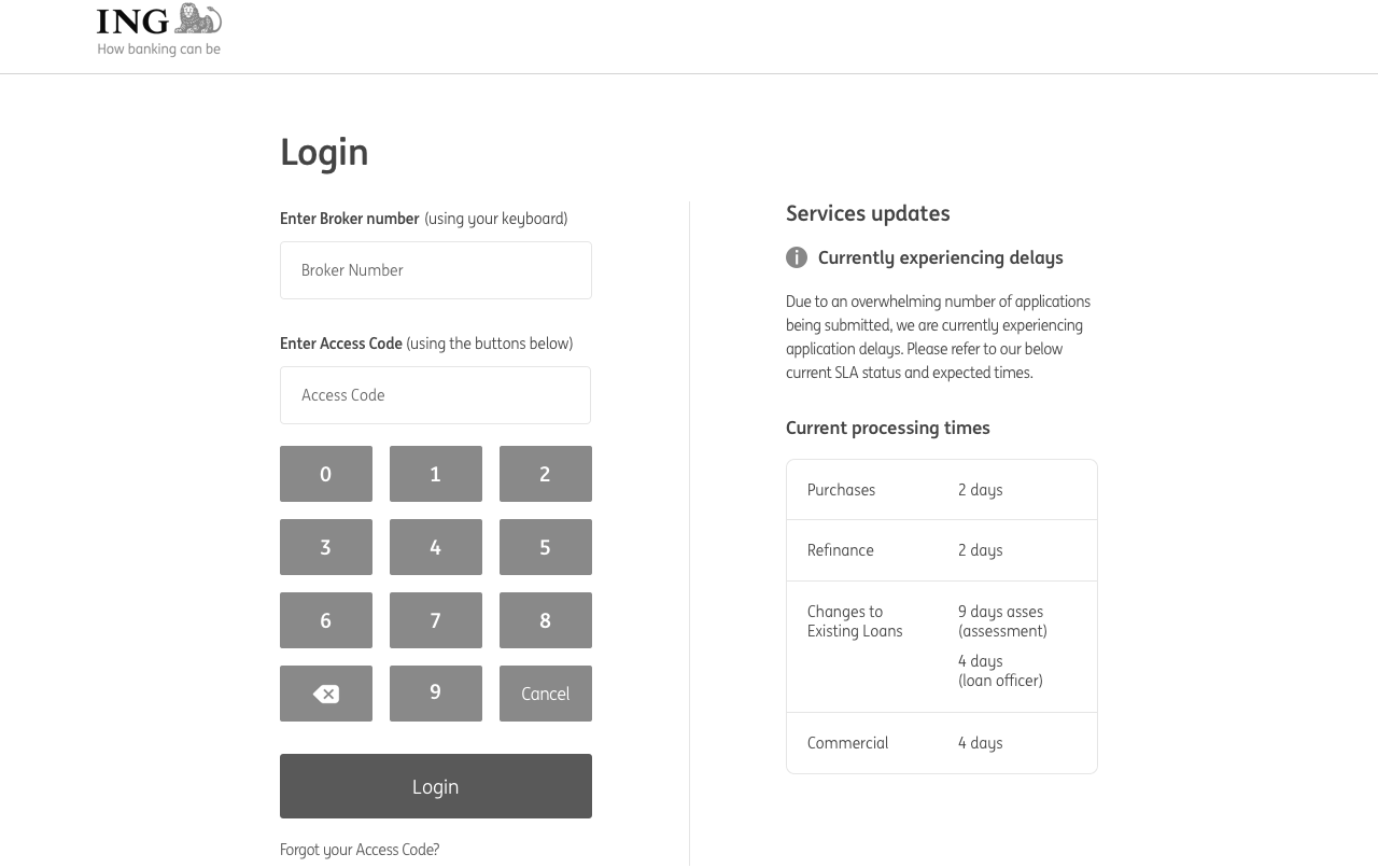 Clickable prototype screens