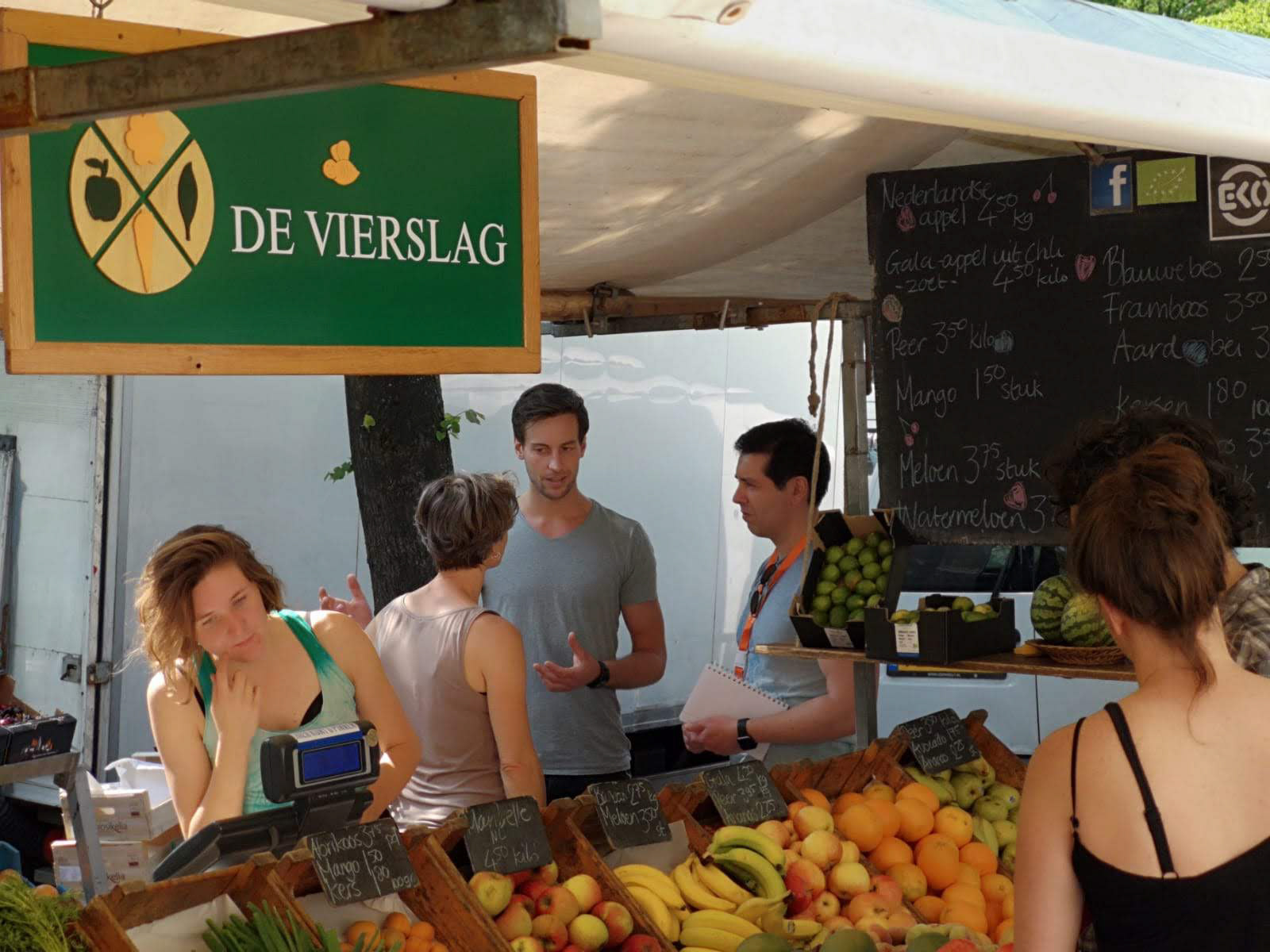 Farmers market customer interview