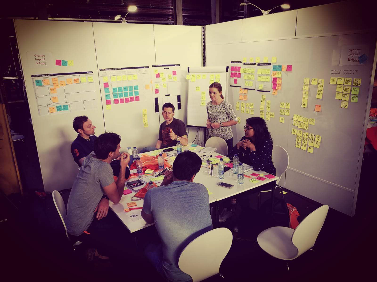 Team working session