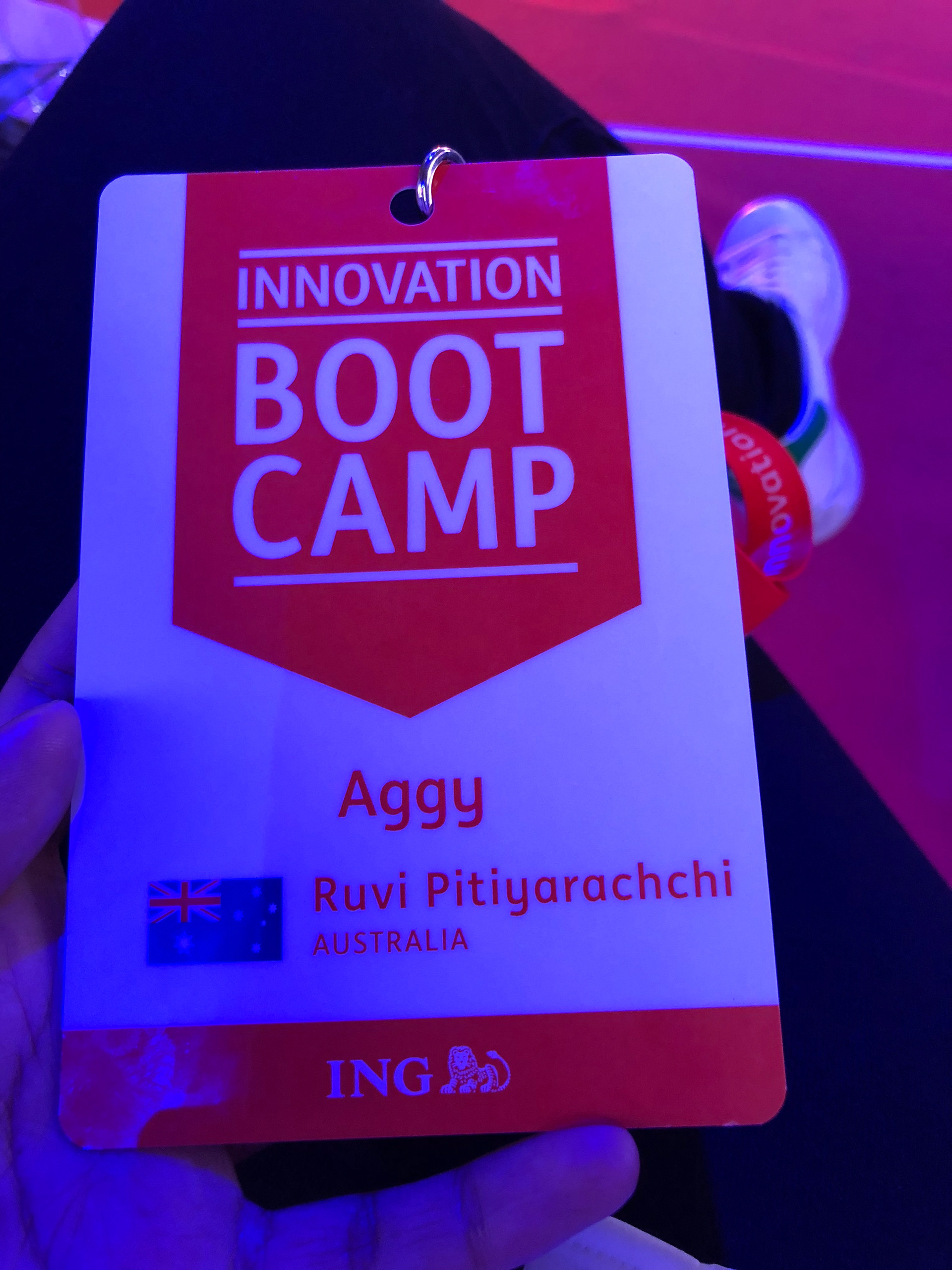 Innovation Bootcamp final — Aggy team stall