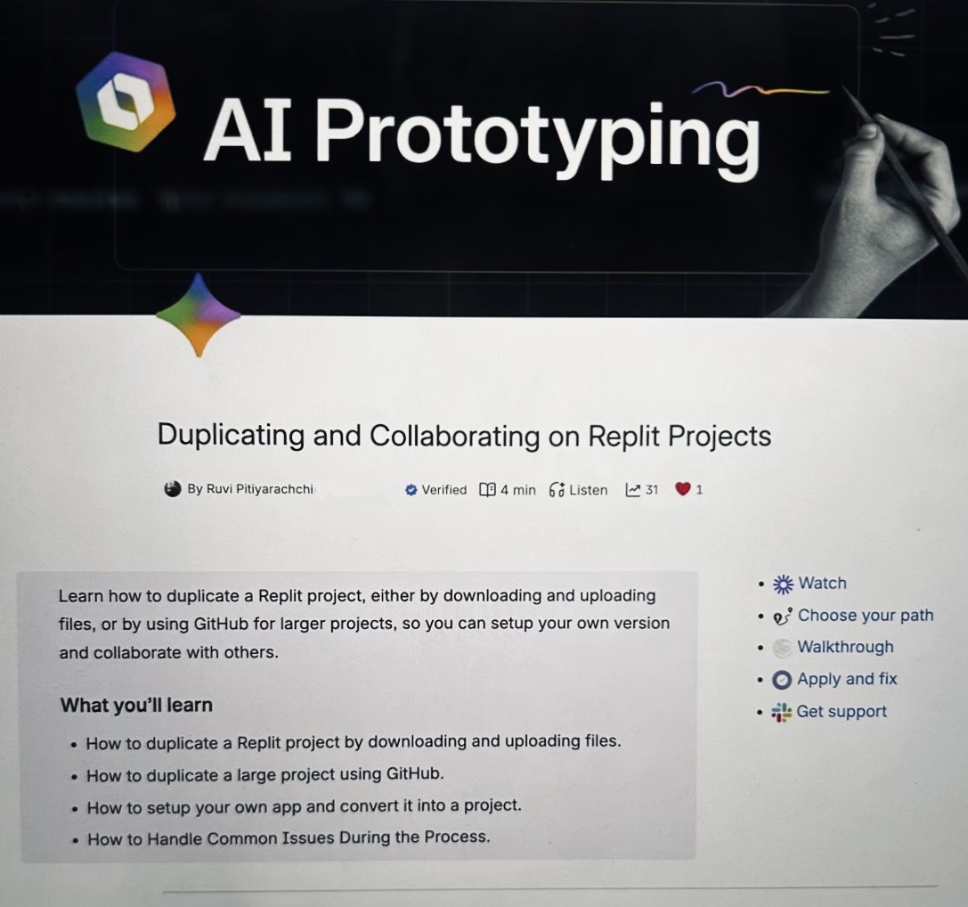 Jira UI Kit Replit template documentation and training materials
