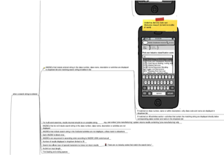 Elaborated user story mind map showing screen flows and interaction specifications